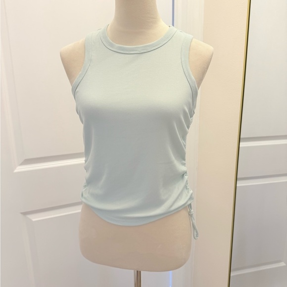 all in motion Tops - ALL IN MOTION RUCHED MINT GREEN TOP MEDIUM NWT